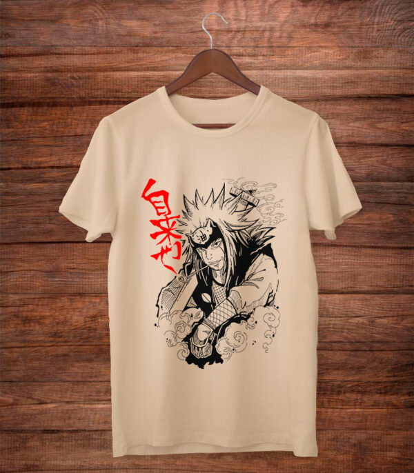 Jiraiya T-Shirt, Naruto Character Tee, Naruto Anime T-Shirt