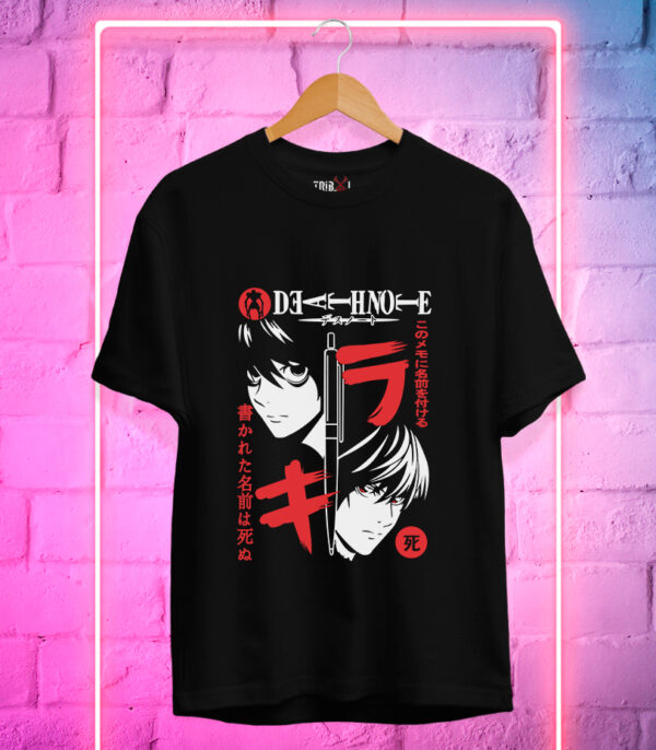 Death Note T-Shirt, L and Kira T-Shirt, Ryuzaki and Light T-Shirt, Anime T shirt