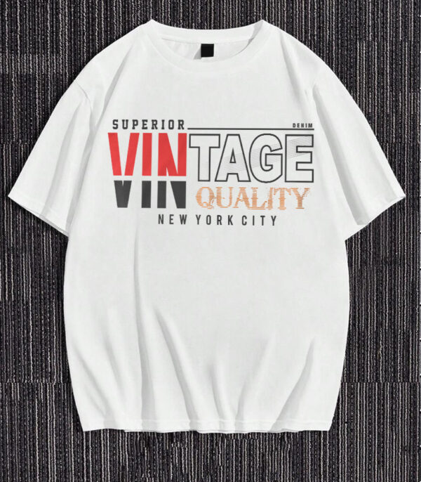 Vintage Quality Tee, New York City Striped Tee