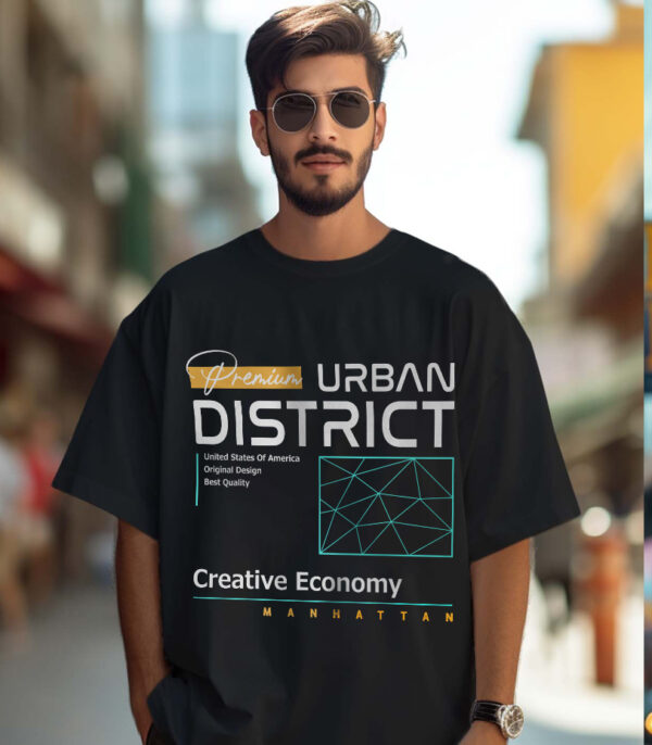 Streetwear Oversized T-Shirt, Black Oversize Tshirt, Graphic Printed Tee