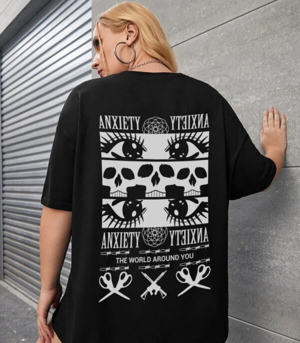 Overcome Anxiety T-shirt, Oversize T-shirt