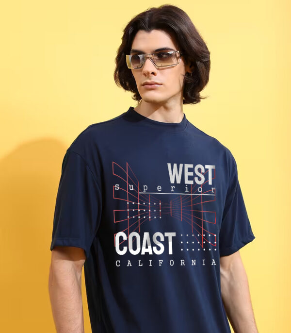 West Coast California T-Shirt, Minimalist West Coast Design