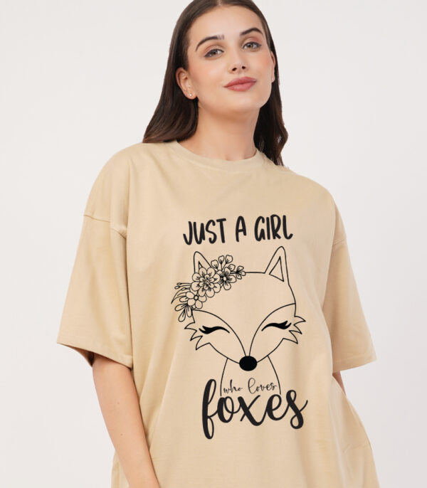 Foxy Lady Shirt, Foxy and Fabulous Oversize T-shirt