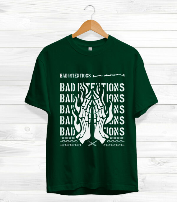 Bad Intentions T-Shirt, Dark Humor T-Shirt, Urban Streetwear Tee