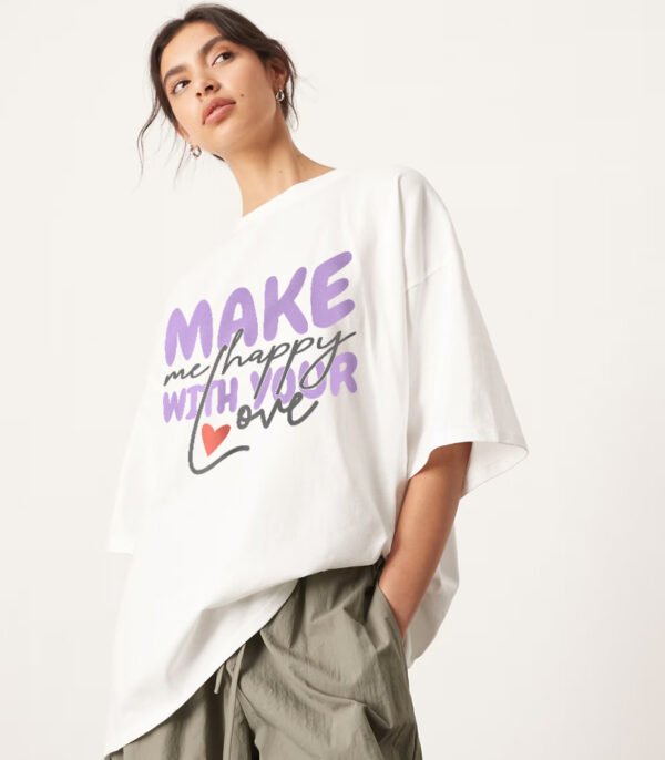 Make Me Happy T-shirt, Love Heart Tee