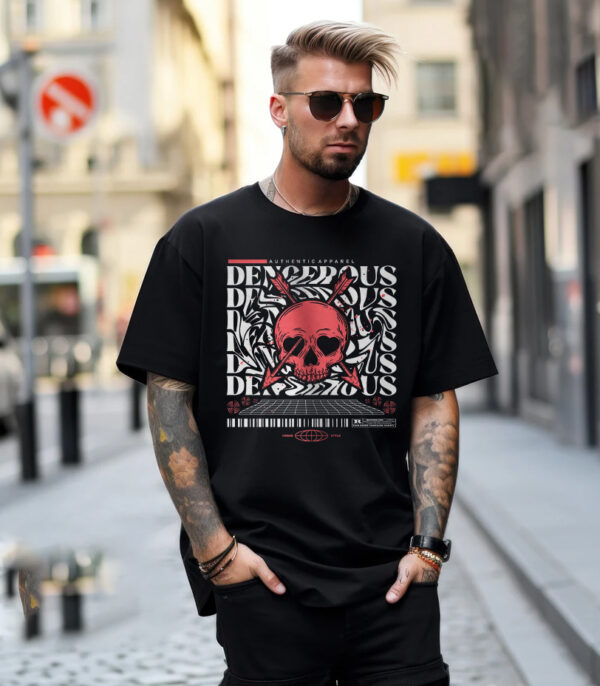 DENCEPOUS Authentic Apparel Tee, Deus Ex Machina T-shirt