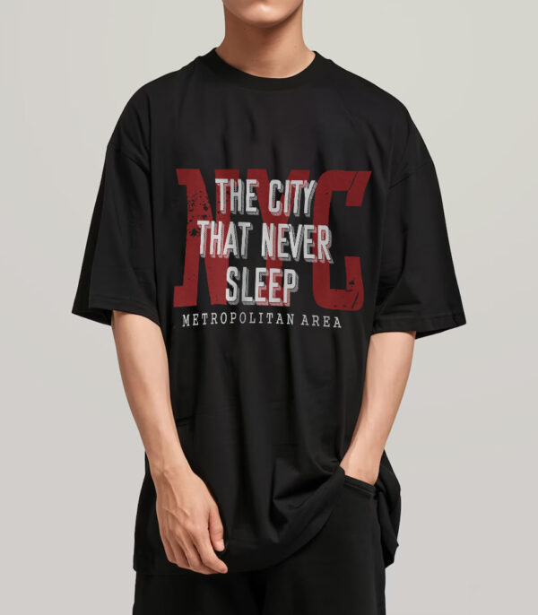 New York City T-Shirt, Modern Cityscape Apparel
