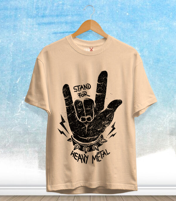 Stand for Heavy Metal T-Shirt, Unleash the Power, Urban Street Wear T-Shirt