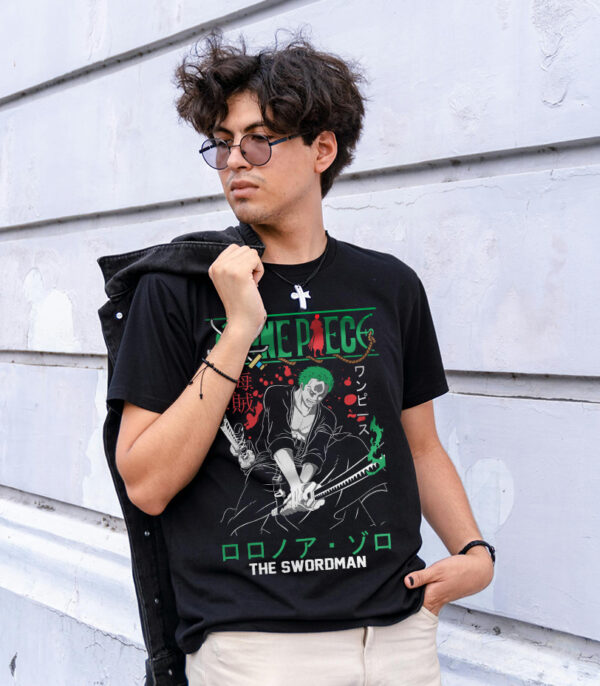 One Piece Zoro T-Shirt, Zoro's Three Swords Style T-Shirt