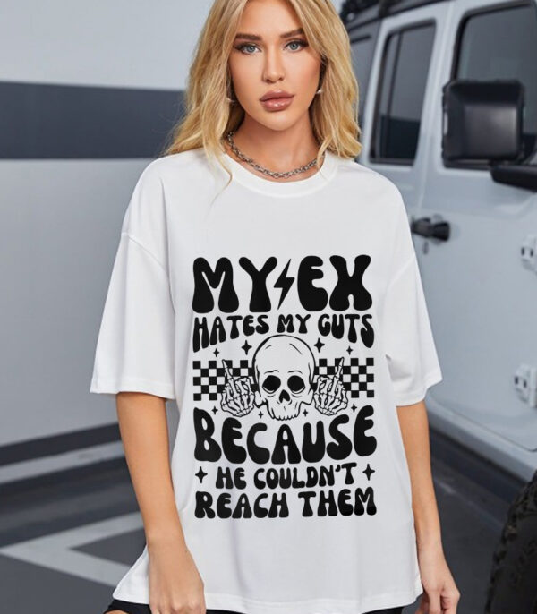 Breakup Humor Tee, Revenge is Sweet Oversize T-shirt