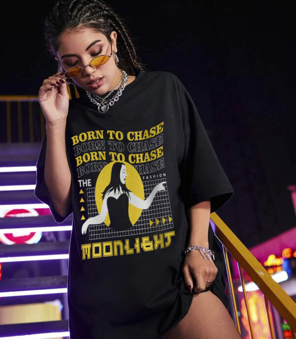 Born to Chase the Moonlight T-Shirt, Moonlight Chaser Graphic Tee