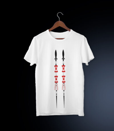 Naga Spear T-shirt, Naga Culture T-Shirt, Tribal Naga Tshirt