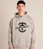 Grey Graphic Printed hoodie, Grey Hoodie