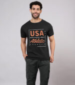 High-Quality American T-shirt, Athletic Wear T-shirt, Urban Streetwear T-Shirt