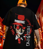 Hellsing T-Shirt, Anime Oversize Tee, Graphic Printed Oversized T-Shirt