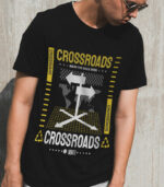 Crossroads T-Shirt, Geometric Design T-Shirt