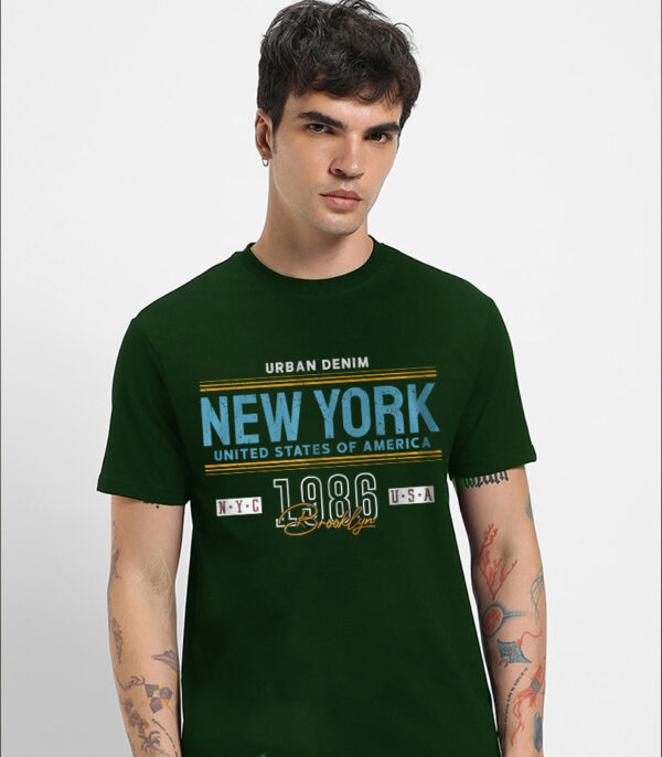 Urban Denim New York T-Shirt, Retro NYC 1986 Tee