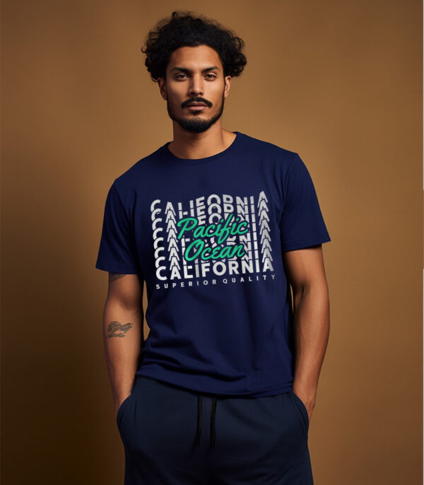 California Printed T-Shirt, Graphic Urban T-shirt Printed, Streetstyle tee