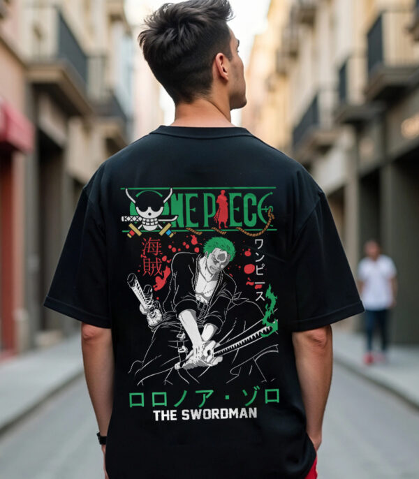 Zoro Oversized Tshirt, One Piece Oversize T-Shirt