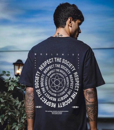 Circular Graphic Tee, Respect T-shirt
