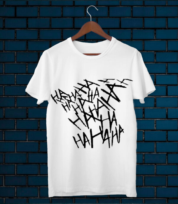Joker T-Shirt, Joker Smile Graphic Tee, Joker Laugh Graphic Tee