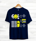 Bad Guy T-Shirt, Dark Humor T-Shirt, Smiley Skull Design Tee