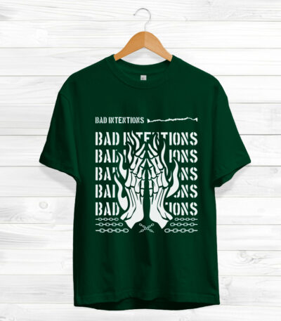 Bad Intentions T-Shirt, Dark Humor T-Shirt, Urban Streetwear Tee