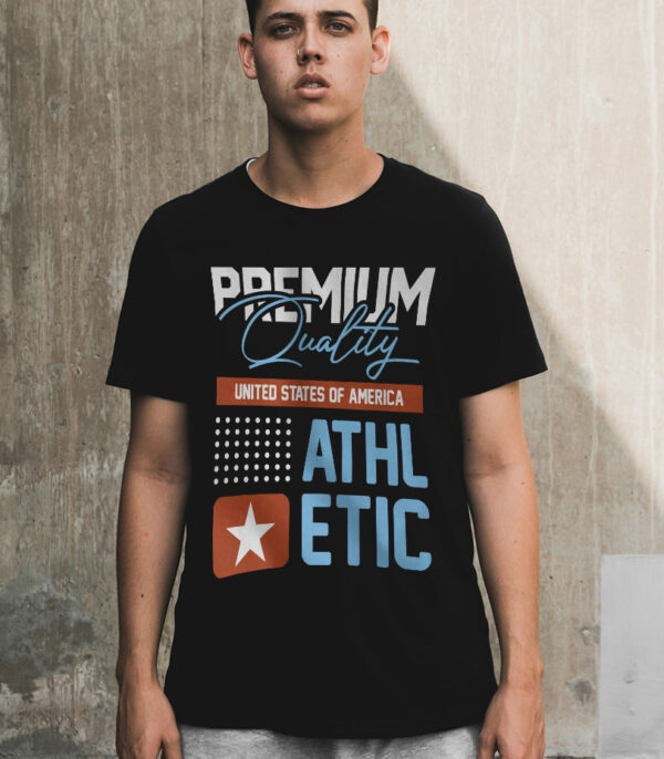 USA Athletic T-Shirt, Land of the Free