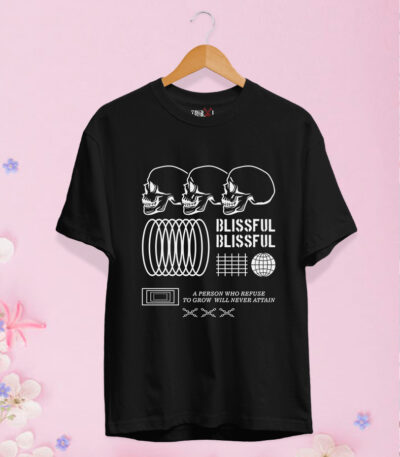 Blissful T-Shirt, Dark Humor T-Shirt, Urban Streetstyle Tee