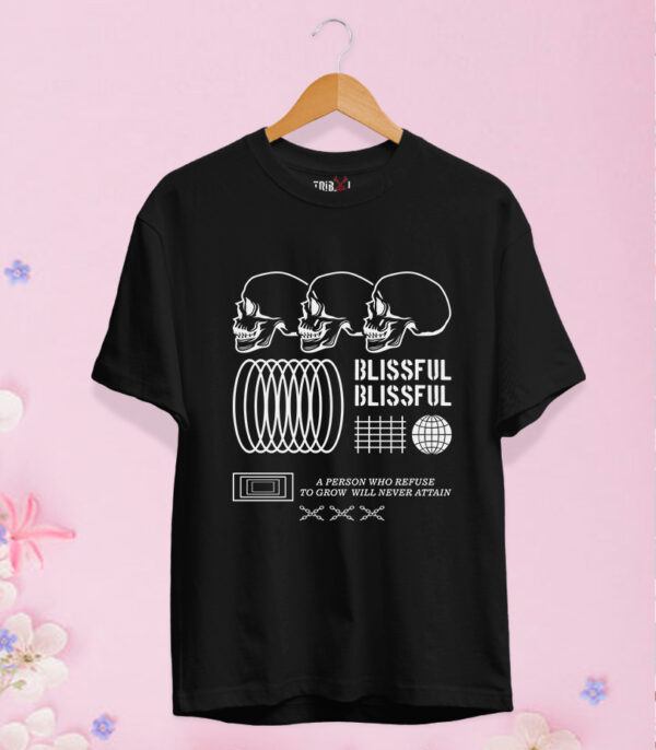Blissful T-Shirt, Dark Humor T-Shirt, Urban Streetstyle Tee