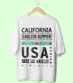 West Coast Athletic Tee, California Athletic T-Shirt, Oversize T-Shirt