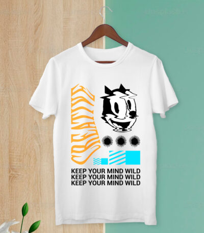 Cool Printed Tee, Urban Streetstyle Tee, Graphic Printed T-Shirt, Urban Streetwear Tshirt