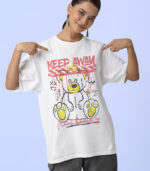 Keep Away Tee, Bear Graphic oversize T-shirt