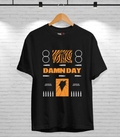 Damn Day T-Shirt, Urban Graphic Printed T-Shirt, Urban Streetwear Tshirt