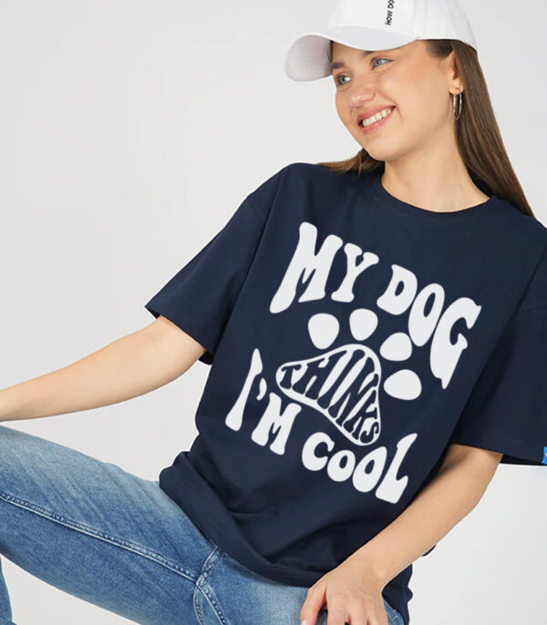 Dog Lover T-Shirt, Minimalist Dog Design