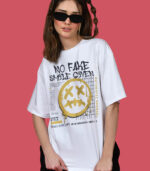 No Fake Smile T-shirt, Oversize T-shirt
