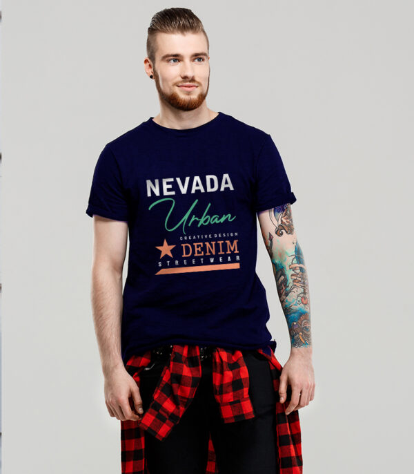 Urban Streetwear T-Shirt, Urban Wear T-Shirt, Denim T-Shirt