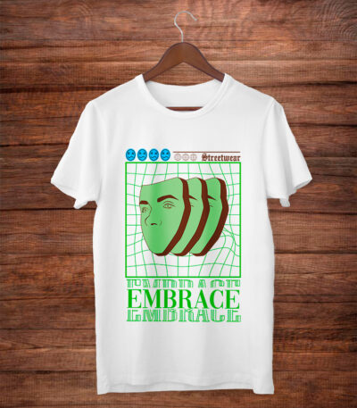 Embrace T-Shirt, Self-Love and Acceptance Tee, Urban Streetwear T-Shirt