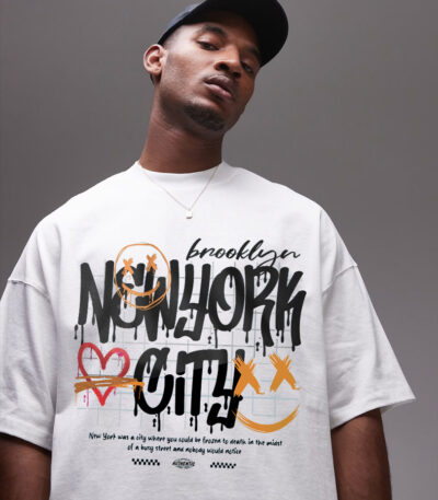 Brooklyn T-shirt, Graffiti Style Graphic Tee