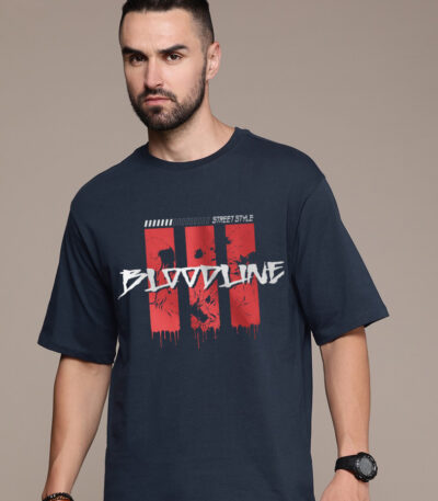 Bloodline Street Style T-Shirt, Distressed Design T-Shirt