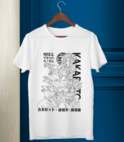 Dragon Ball Z T-Shirt, Goku, Gohan, and Goten Tee